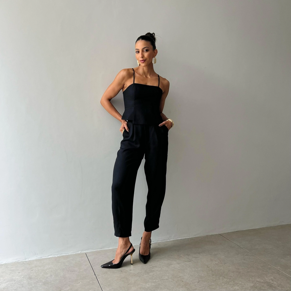 Calça Alfaiataria Gabriela - Preto