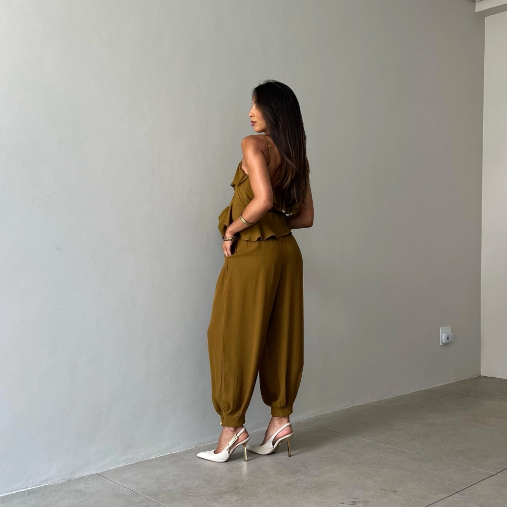 Calça Clarisse - Açafrão