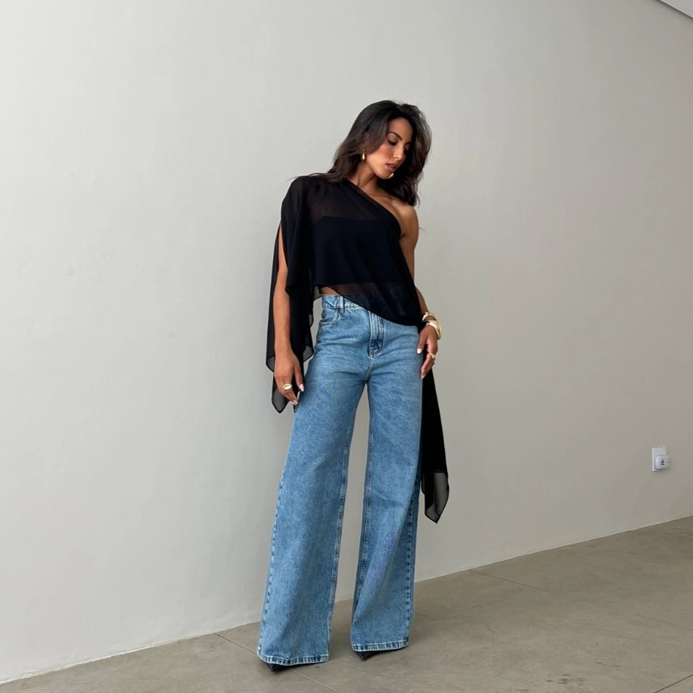Calça Ivy - Jeans Estonado