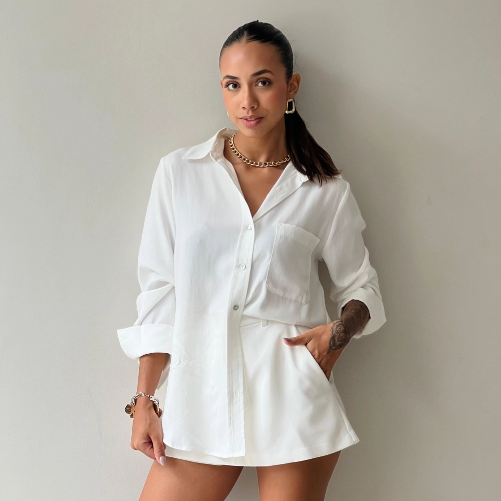 Camisa Hellena - Branco