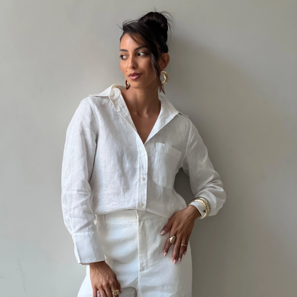 Camisa Linho Renata - Branco
