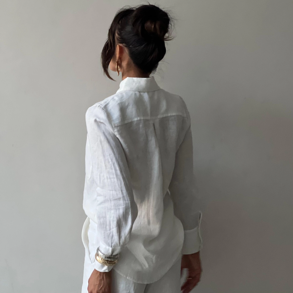 Camisa Linho Renata - Branco