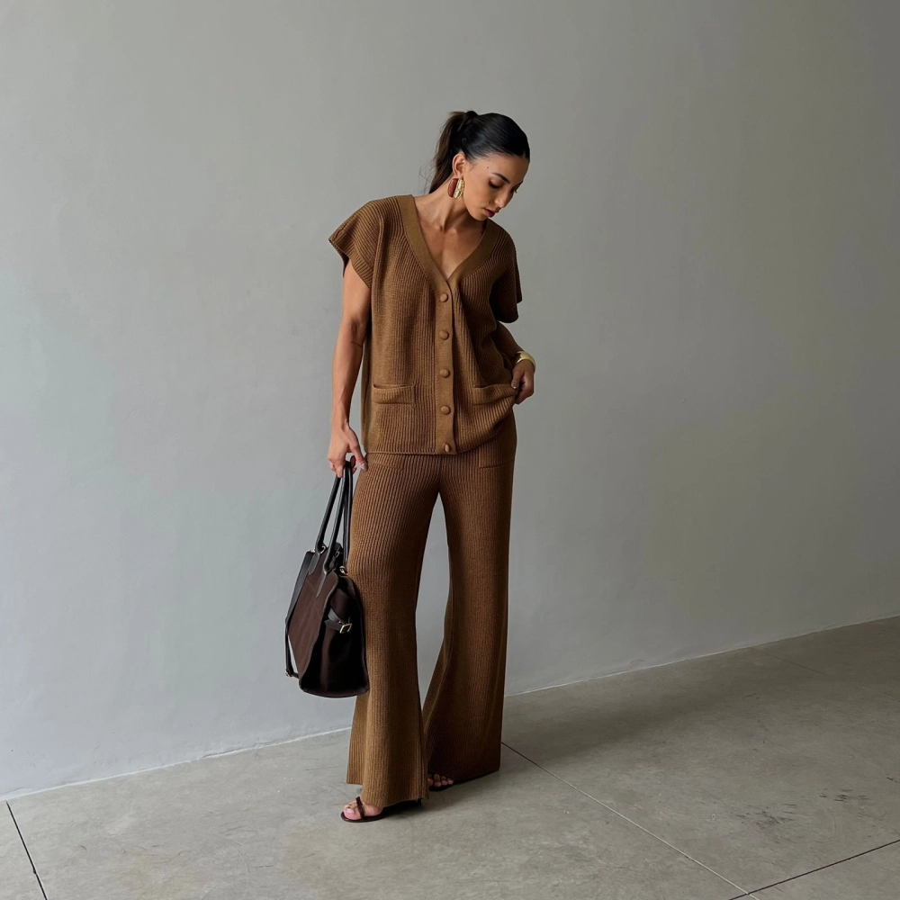 Conjunto Helen - Marrom
