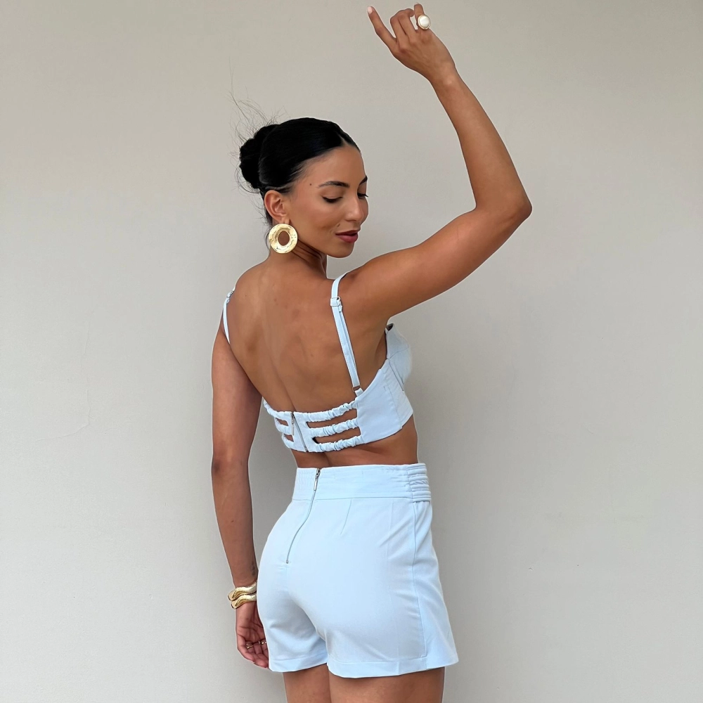 Cropped Bianca - Azul