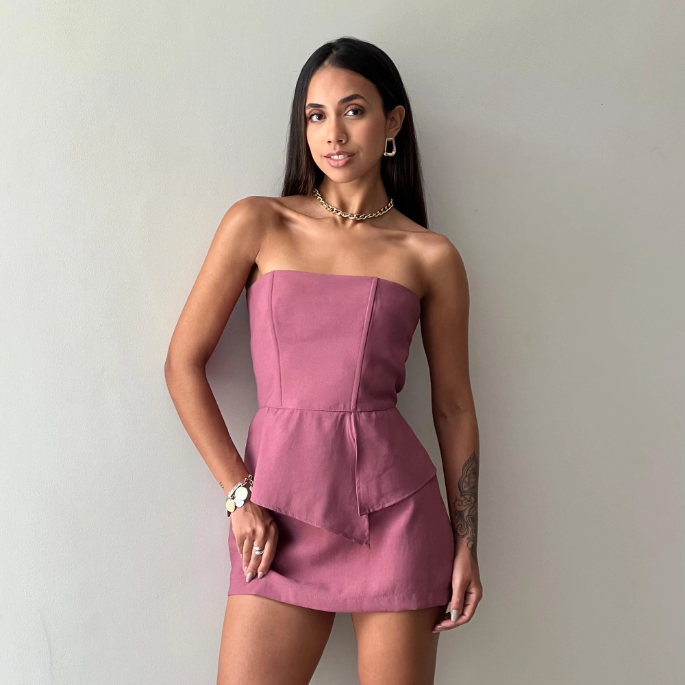 Cropped Lavínia - Magenta