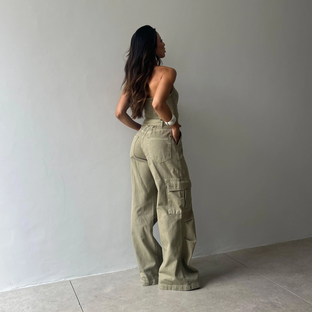 Macacão Antonella - Verde Oliva 