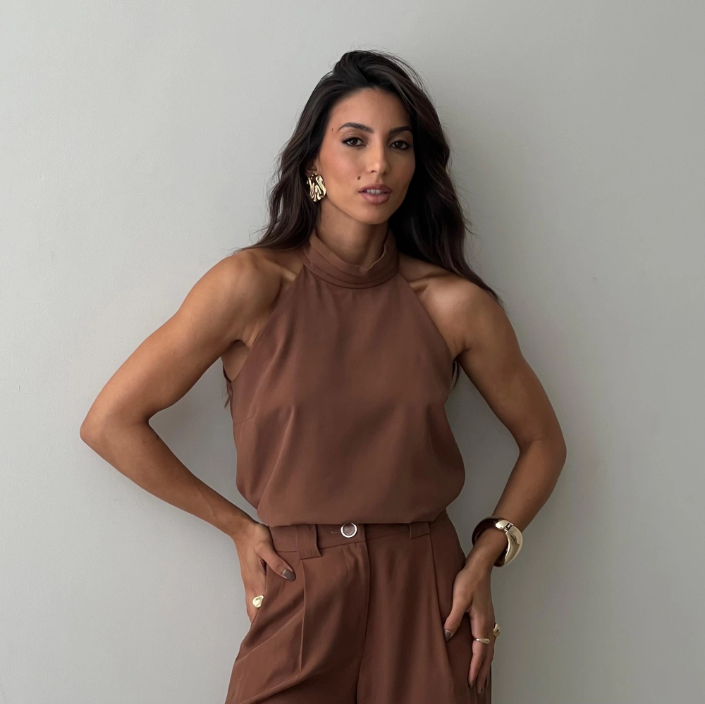 Regata Vanessa - Marrom