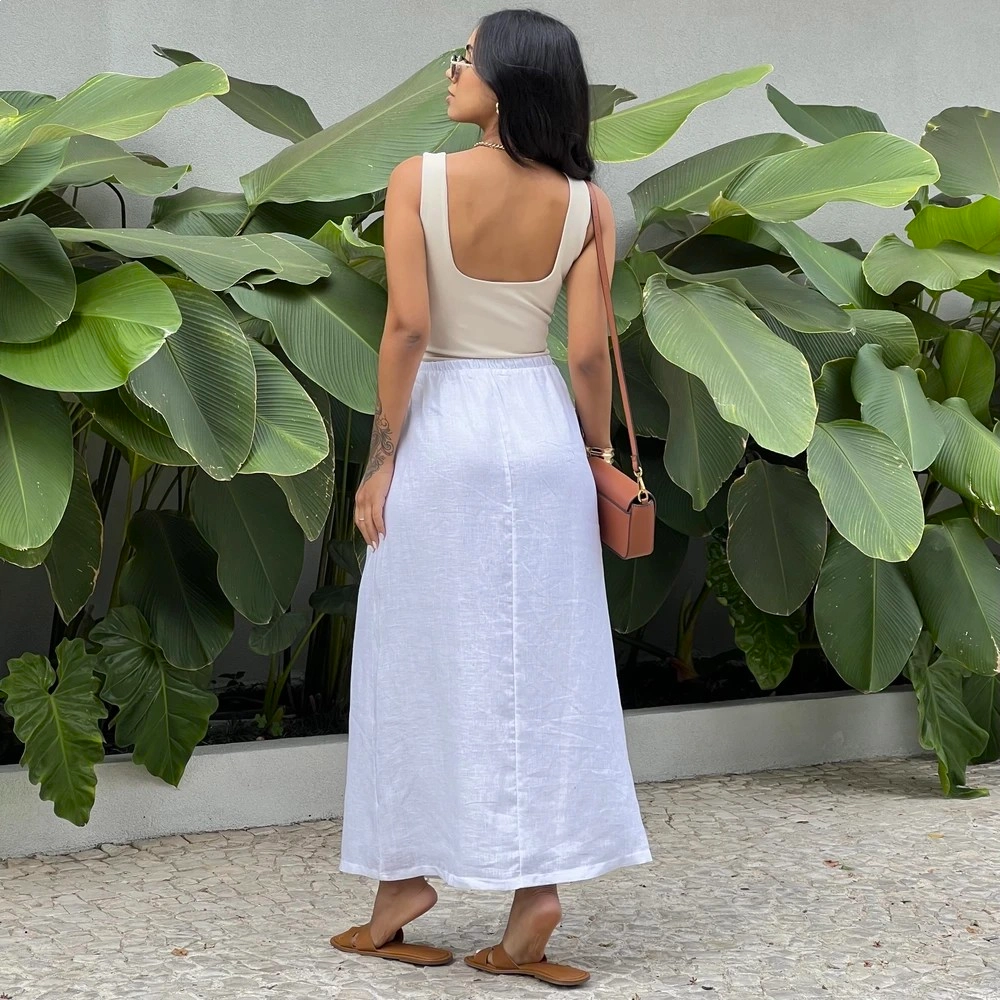 Saia Bianca - Branco