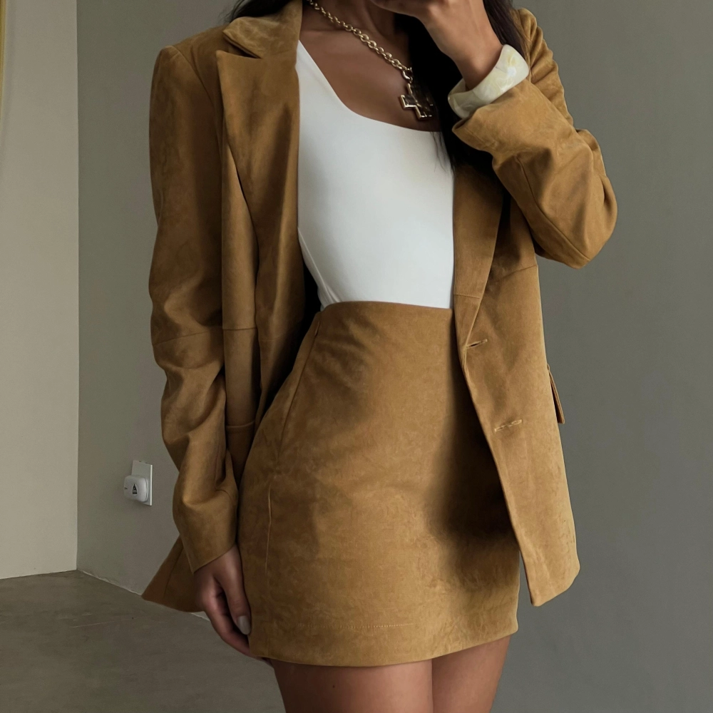 Shorts Saia Isadora - Caramelo