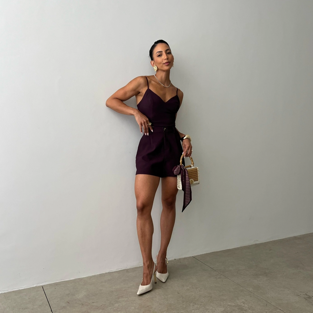 Shorts Catarina - Uva