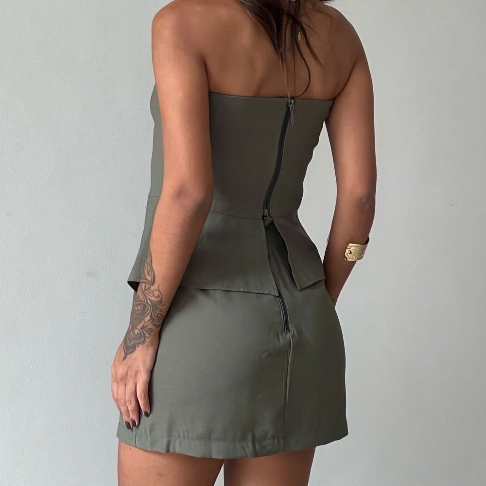 Shorts Saia Lia - Verde Musgo
