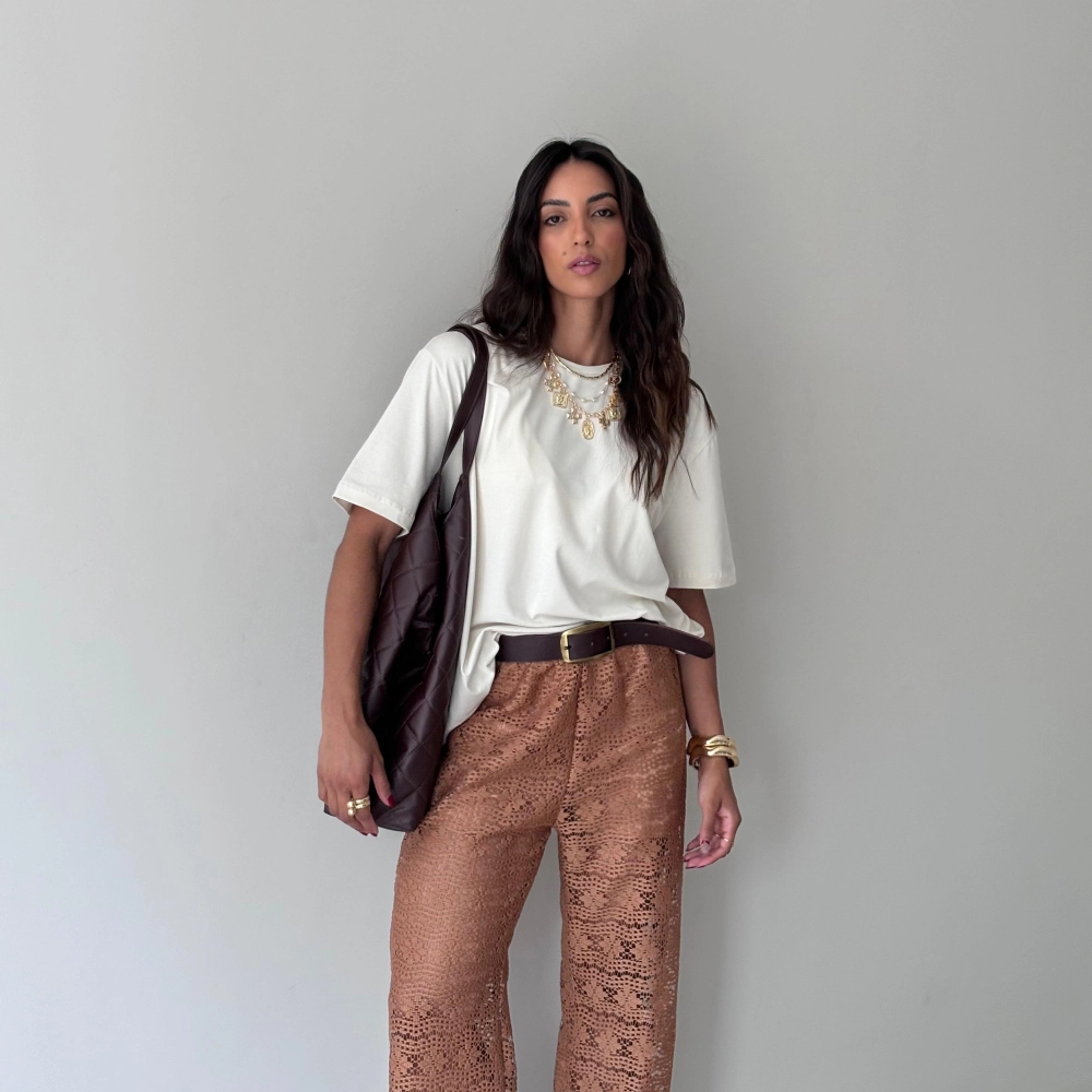 T-Shirt Susan - Areia