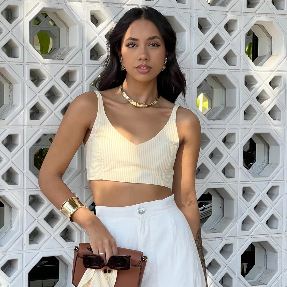 Top Giovanna - Amarelo