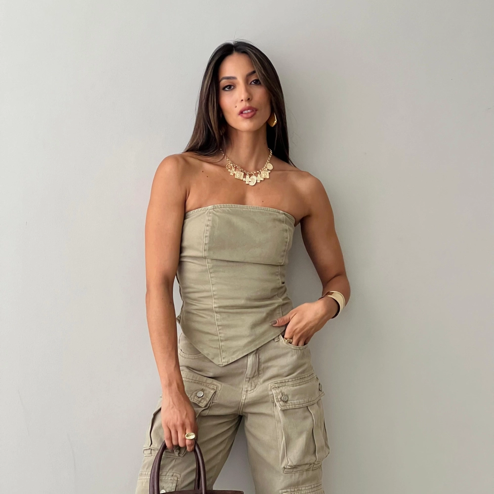 Top Haley - Verde Oliva