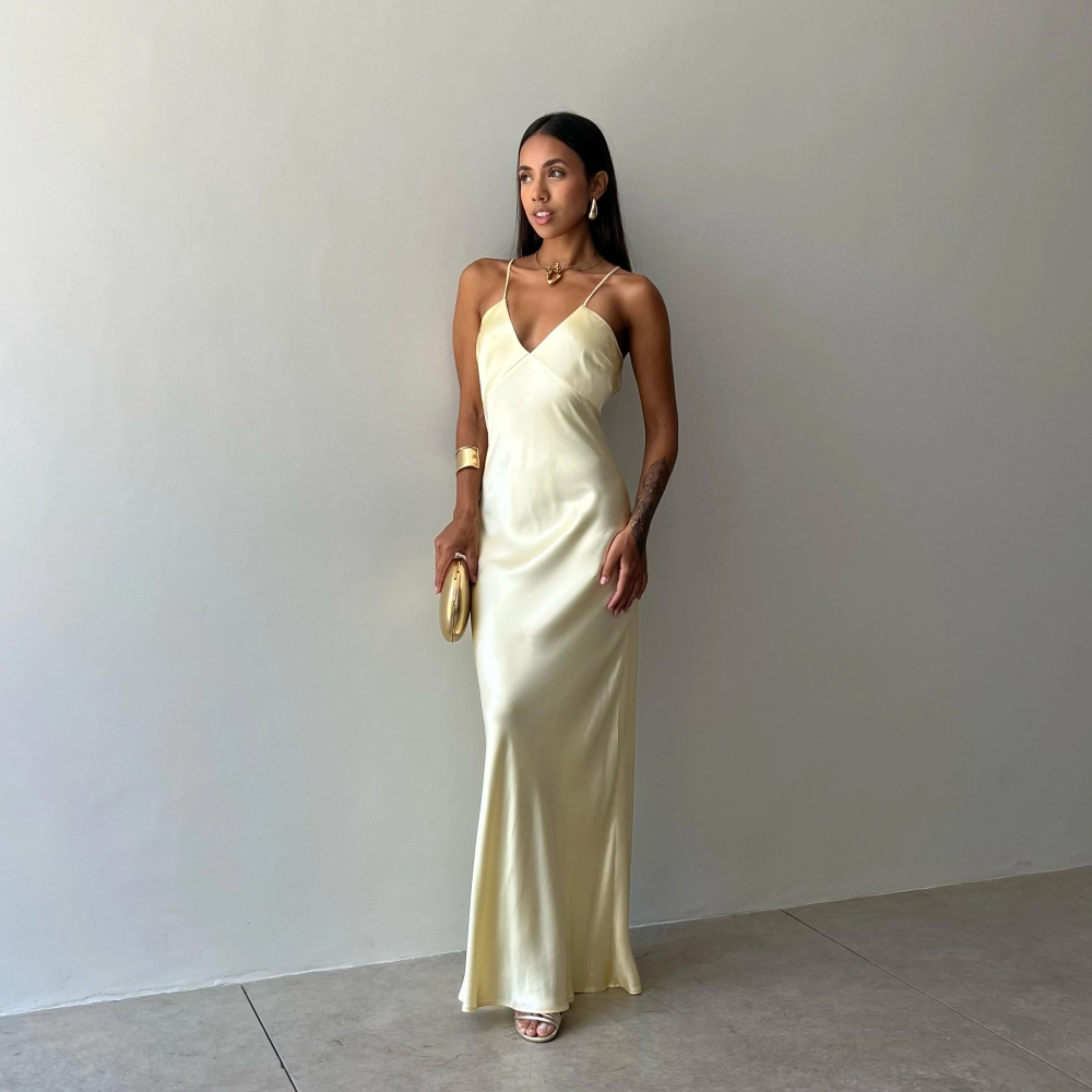 Vestido Amanda - Amarelo