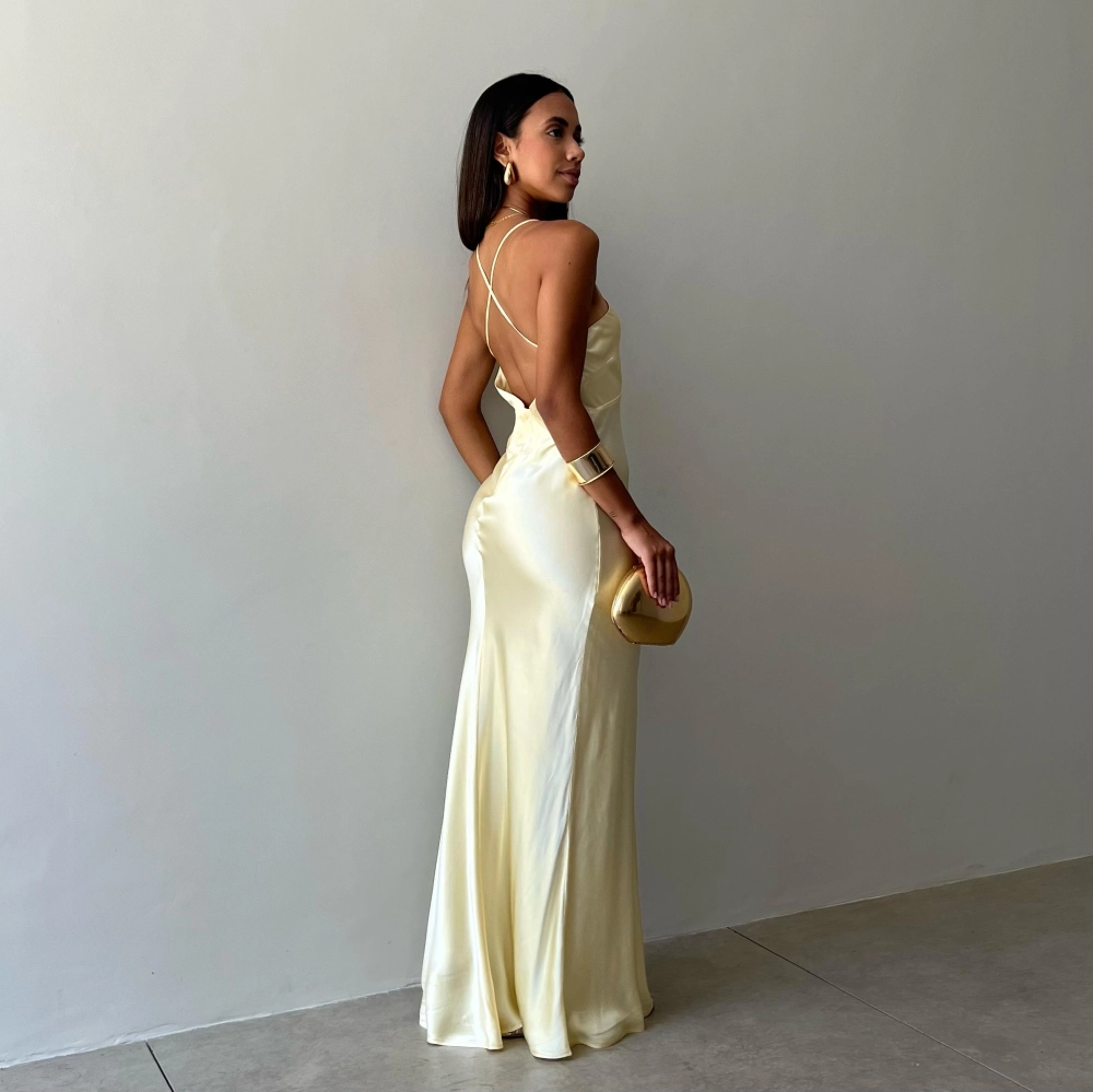Vestido Amanda - Amarelo