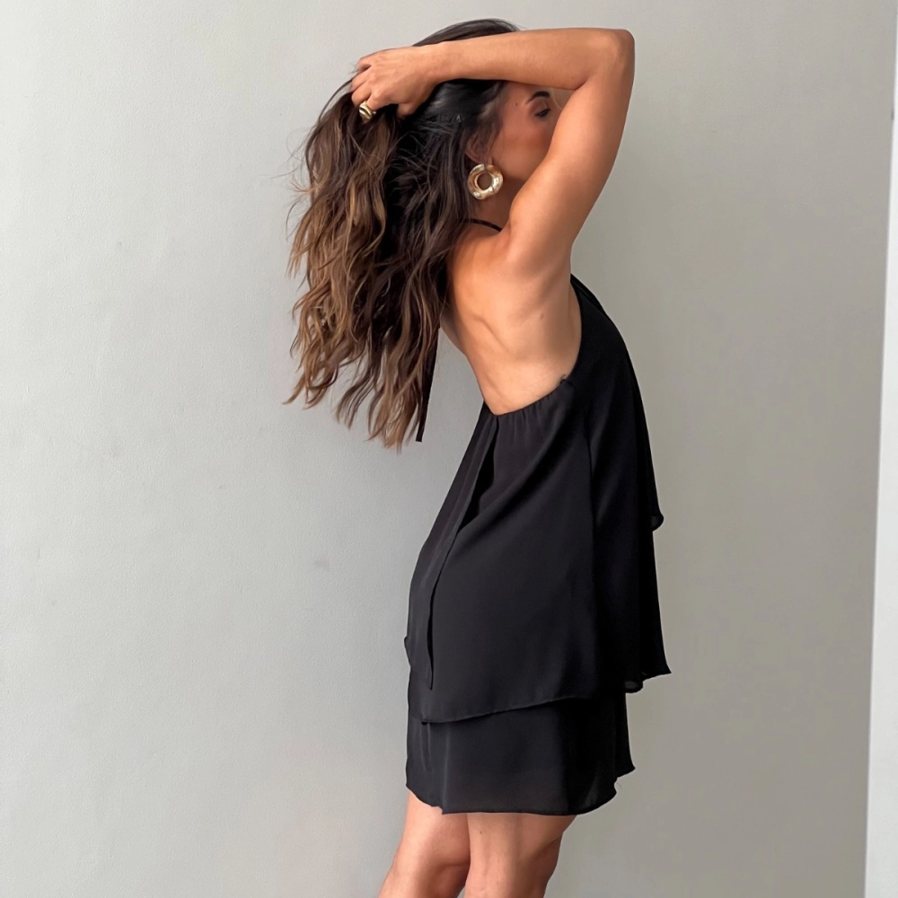 Vestido Gaia - Preto