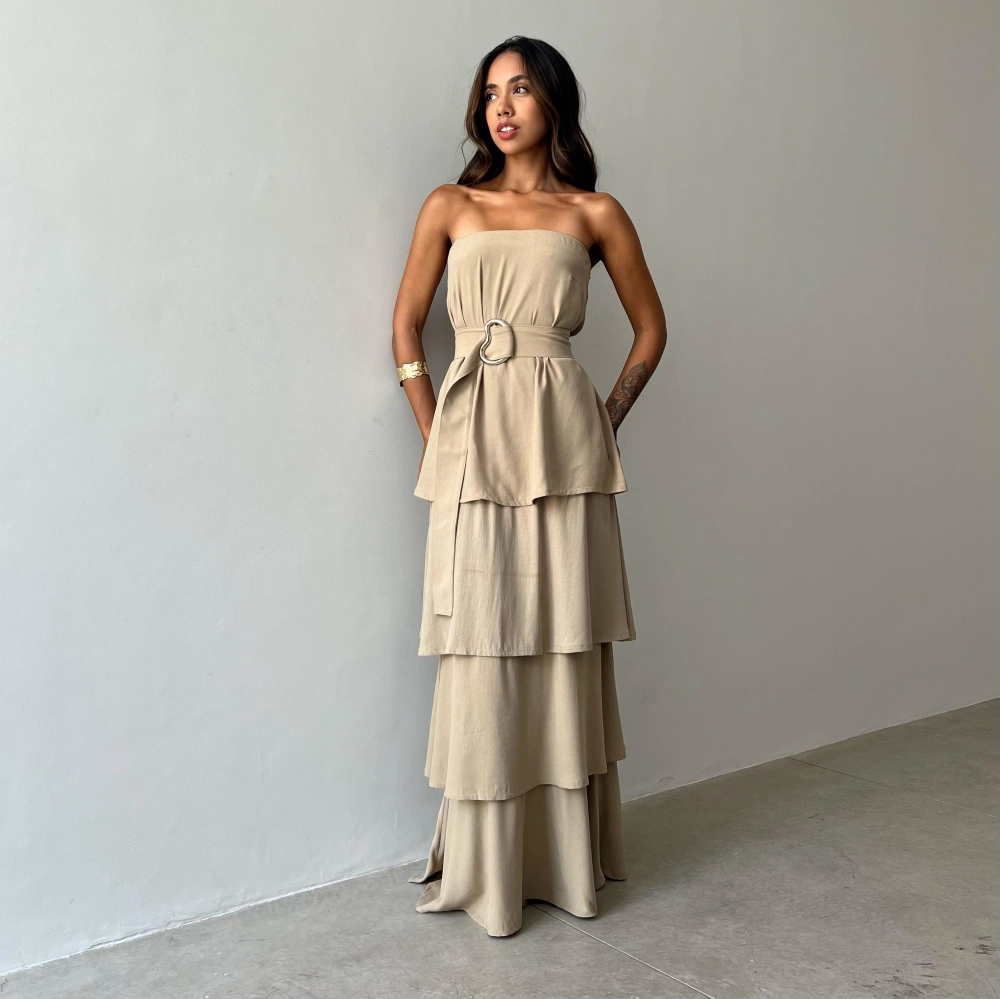Vestido Gisele - Verde Oliva