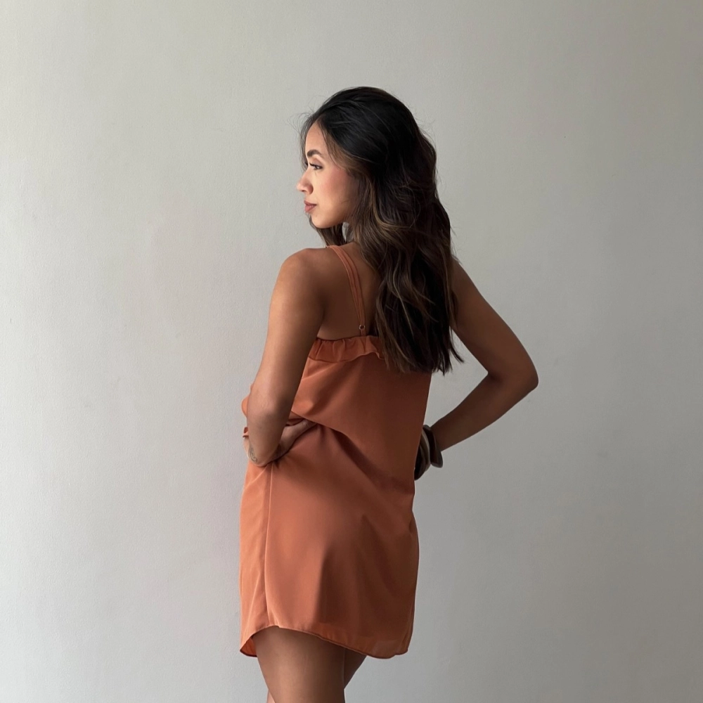 Vestido Manu - Terracota