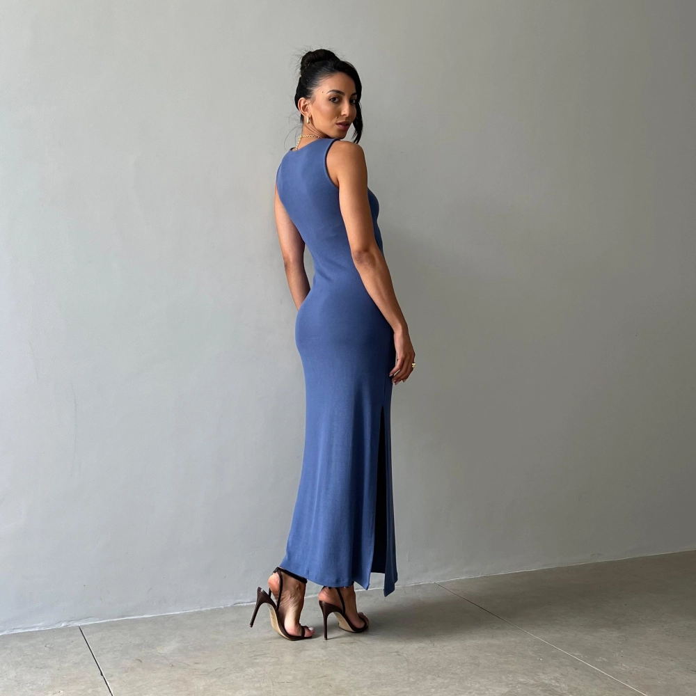 Vestido Nicolle - Azul