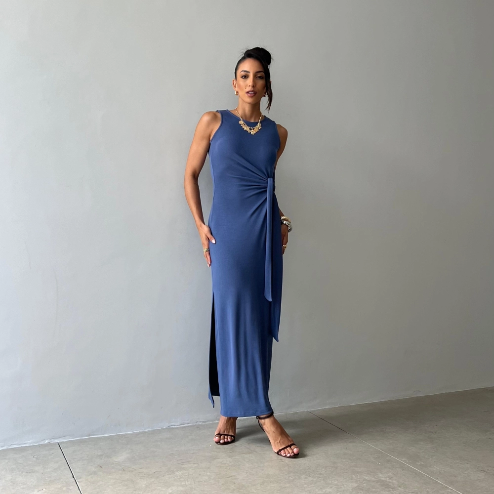 Vestido Nicolle - Azul